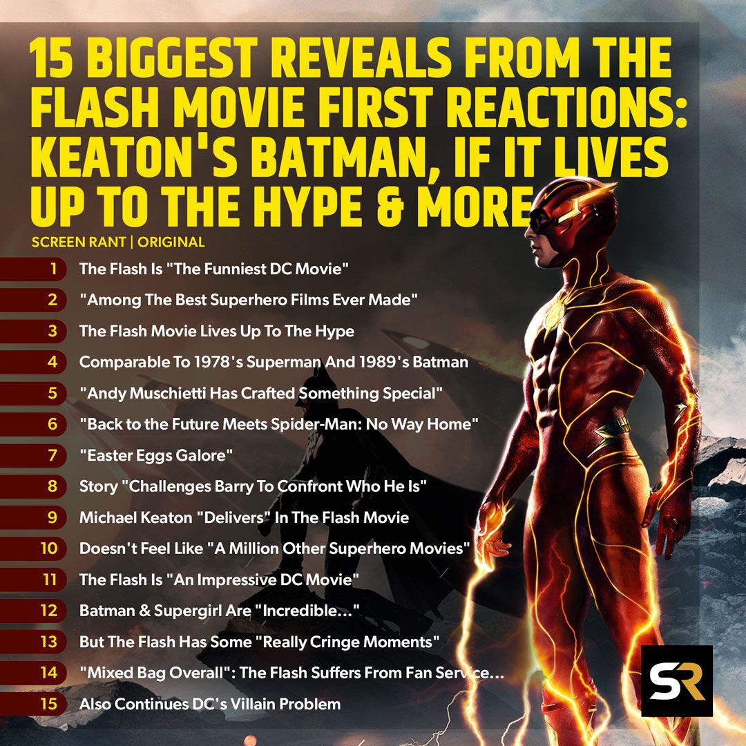 Screen Rant - The Flash movie reactions are here—here's... | Facebook