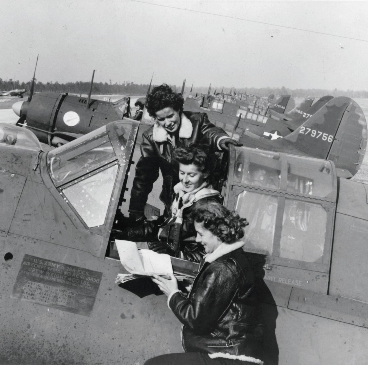 Lovely - Members of the Women Airforce Service Pilots (WASP) in 1943 ...