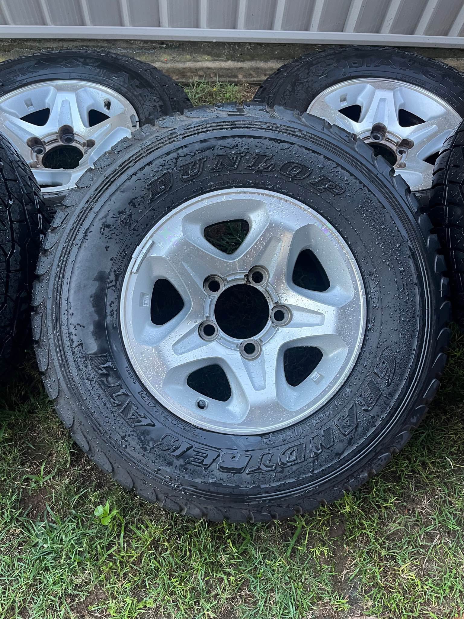Toyota gxl rims and all terrain tyres - Car Wheels, Tires & Parts ...