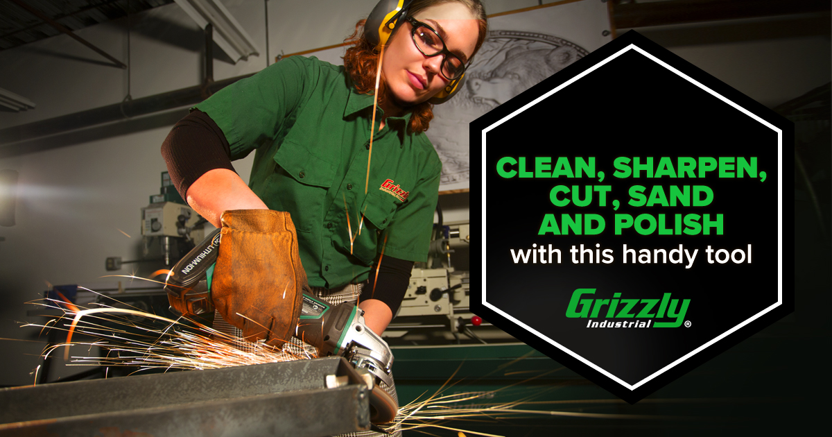 Grizzly Industrial, Inc. - A great angle grinder for your home, shop ...