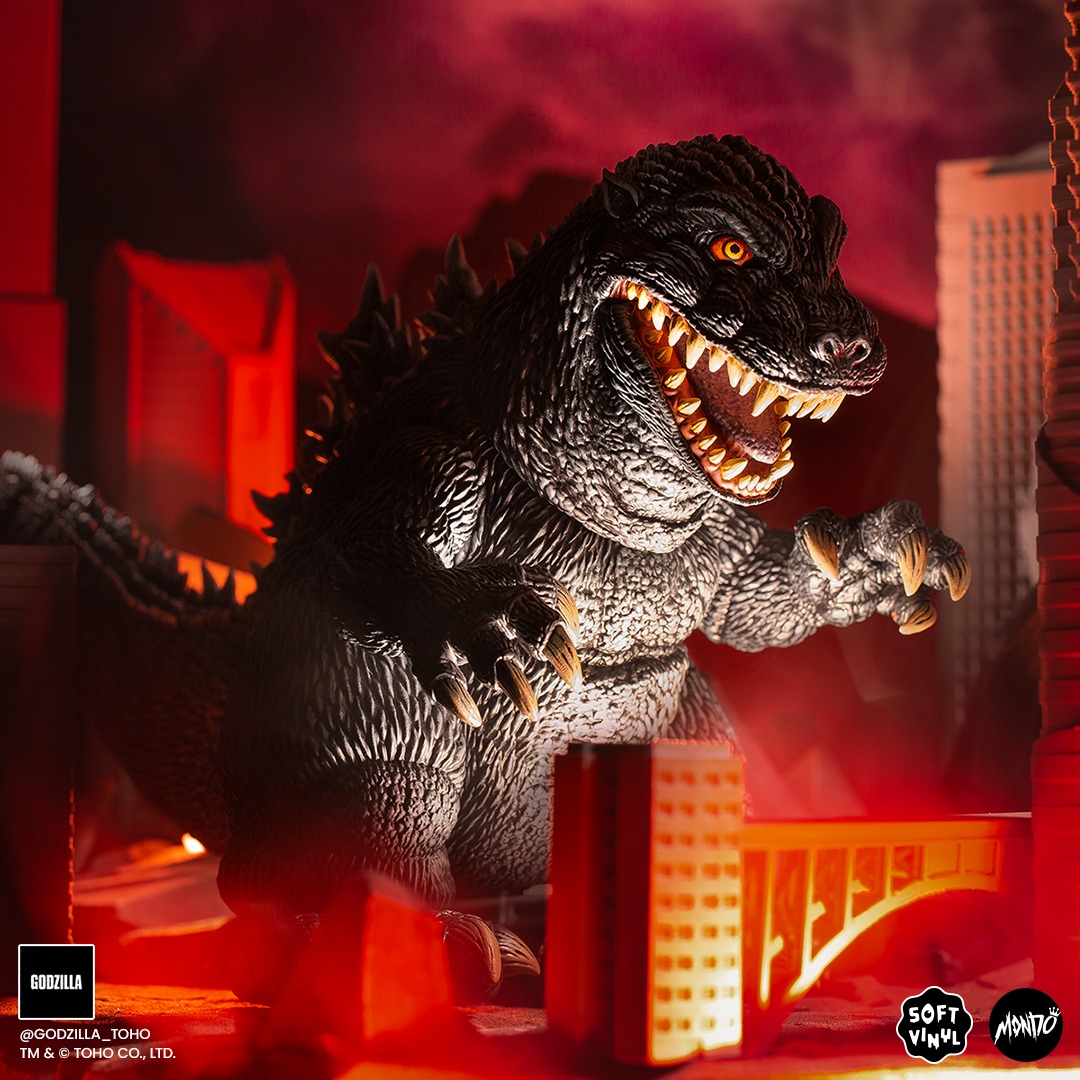 Available now, Godzilla – Vinyl Designer Figure variants by Attack