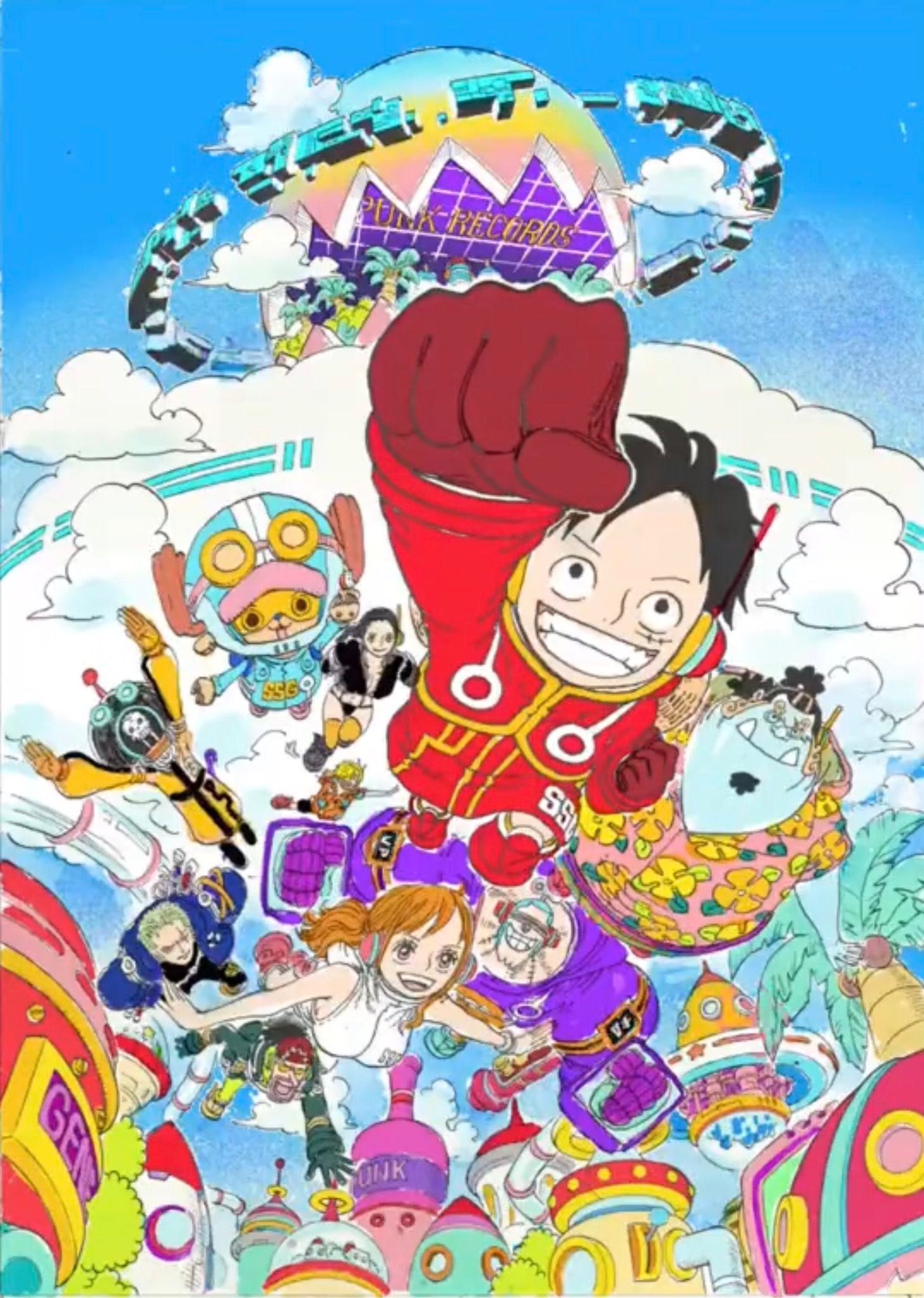 Luffy's outfit number pattern in Egg Head