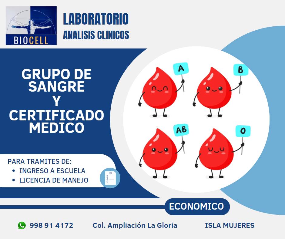 Laboratorio Biocell Analisis Clinicos Isla Mujeres | Isla Mujeres
