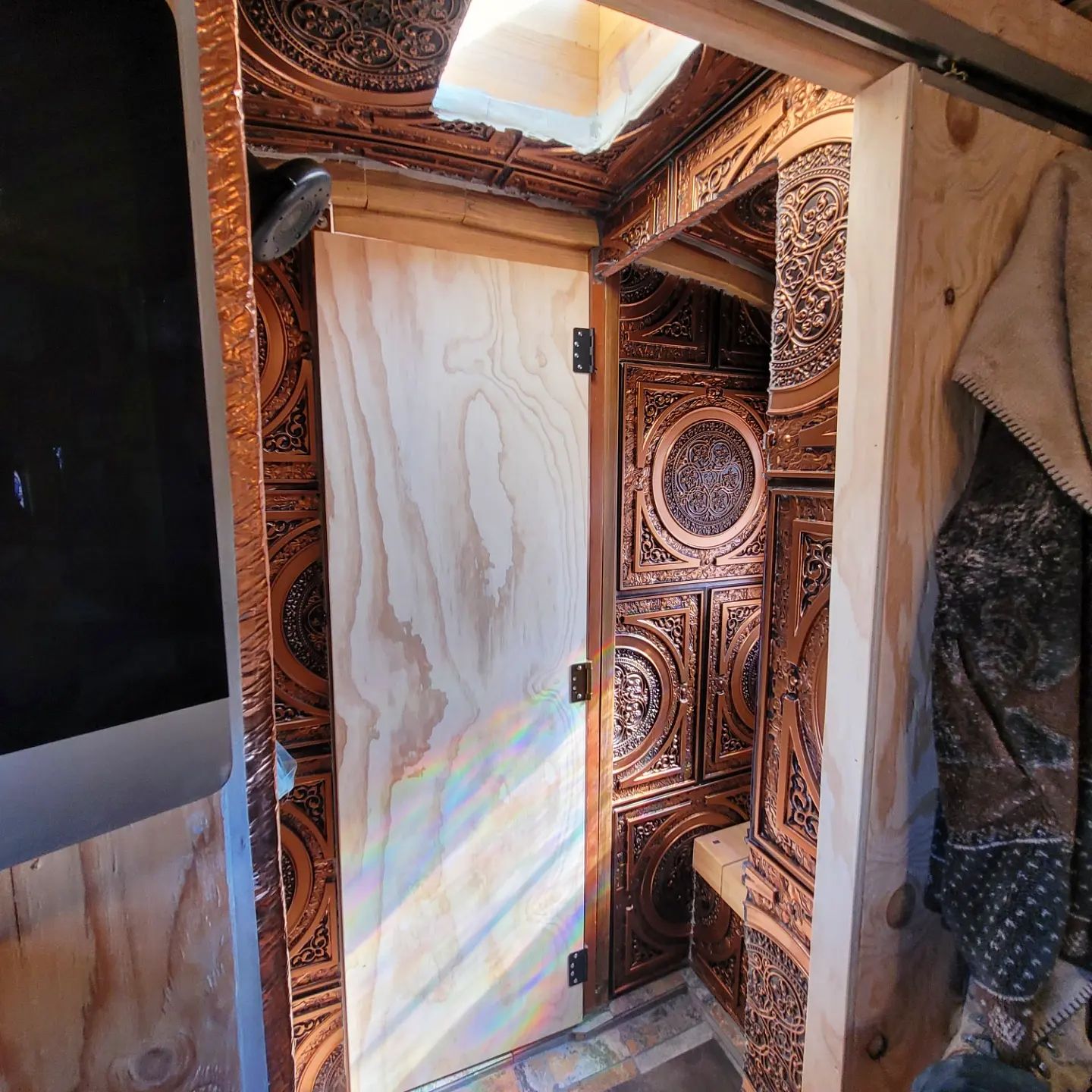 Our unfinished bathroom... It's almost... - Backroad Buslife