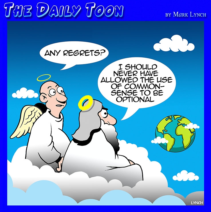 Un-common sense, cartoon - Daily cartoons - Mark Lynch