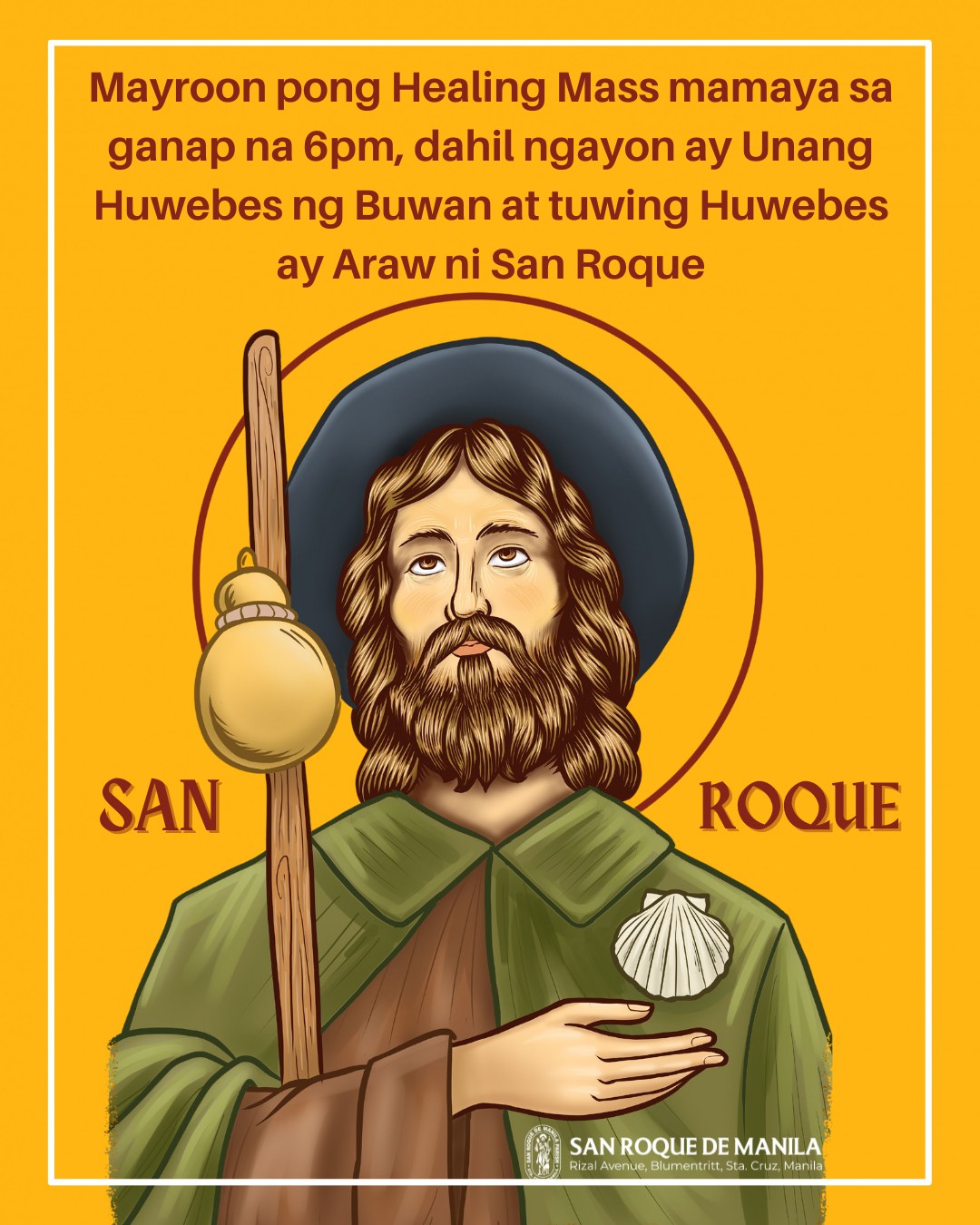 San Roque Aming Patron... - San Roque De Manila Parish | Facebook