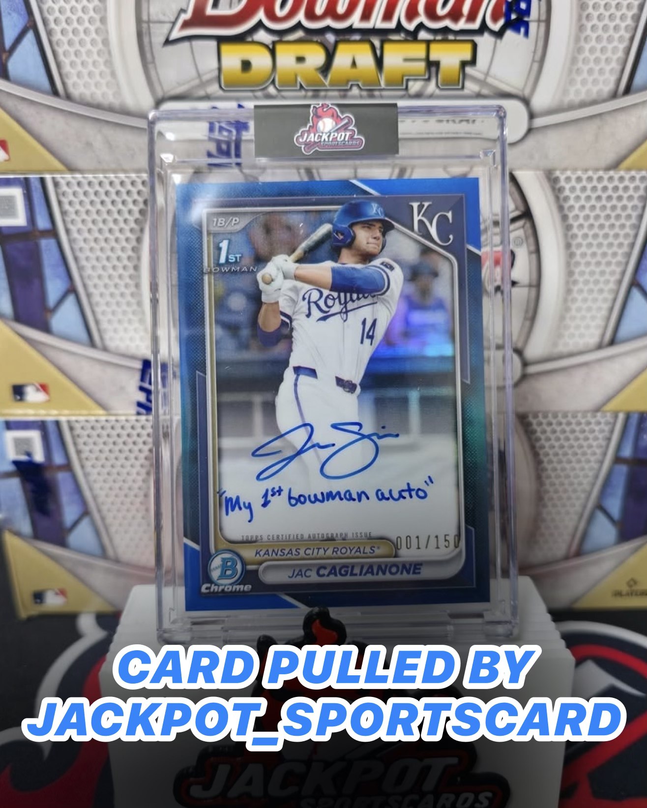 topps Jac Caglianone auto 1st bowman サイン