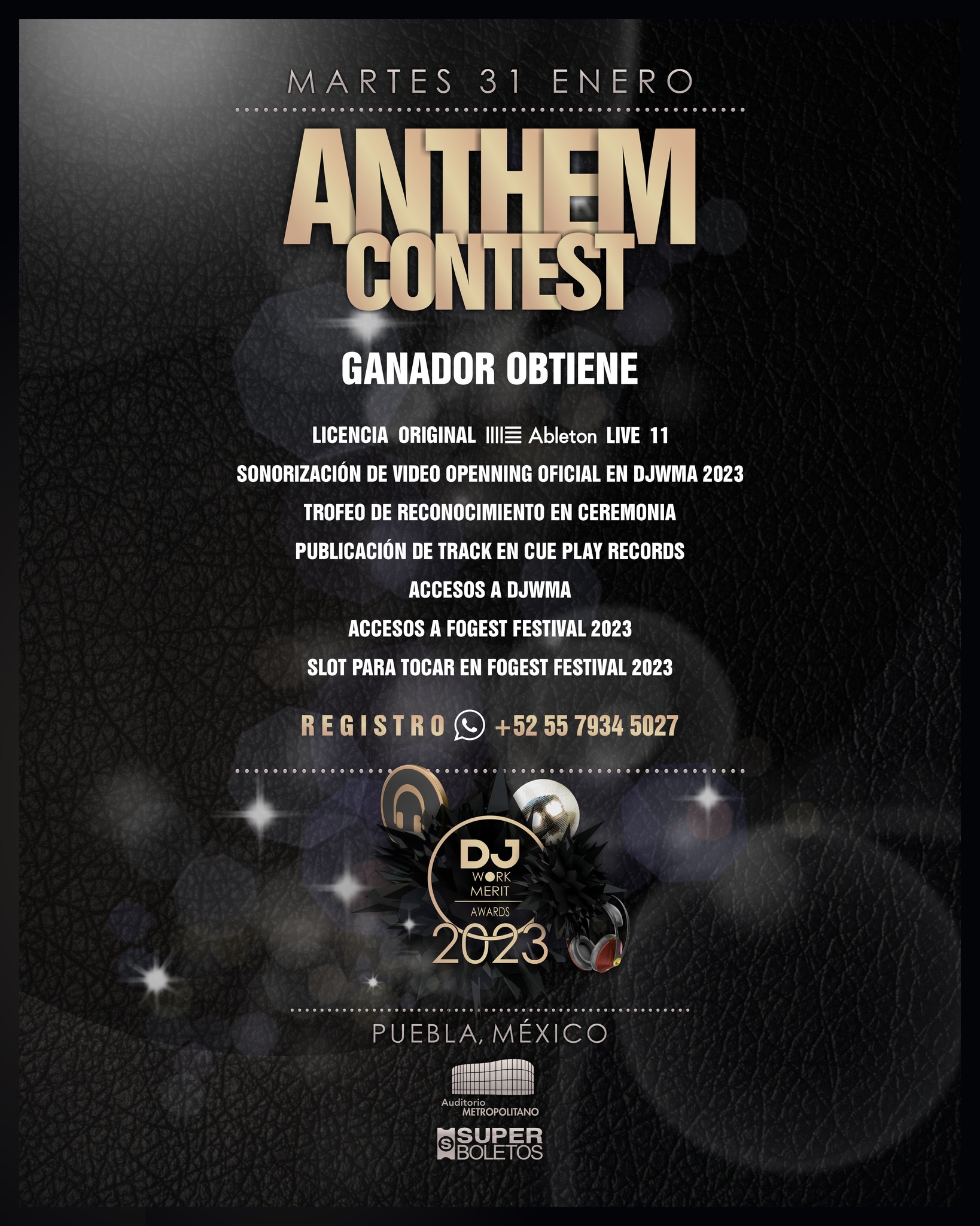 Hall - Anthem Contest para el track oficial de los Dj Work Merit Awards ...