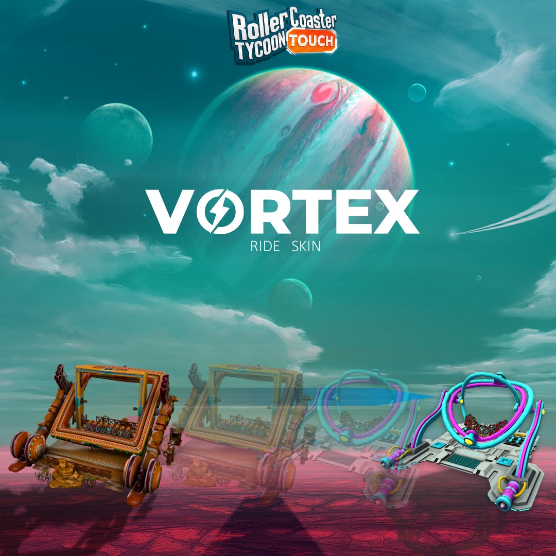 RollerCoaster Tycoon Touch - Have you switched the Vortex to the Sci-Fi ...