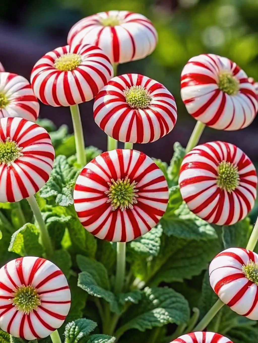 Zizanie Glad flower, also known as Candy Striper or peppermint, in