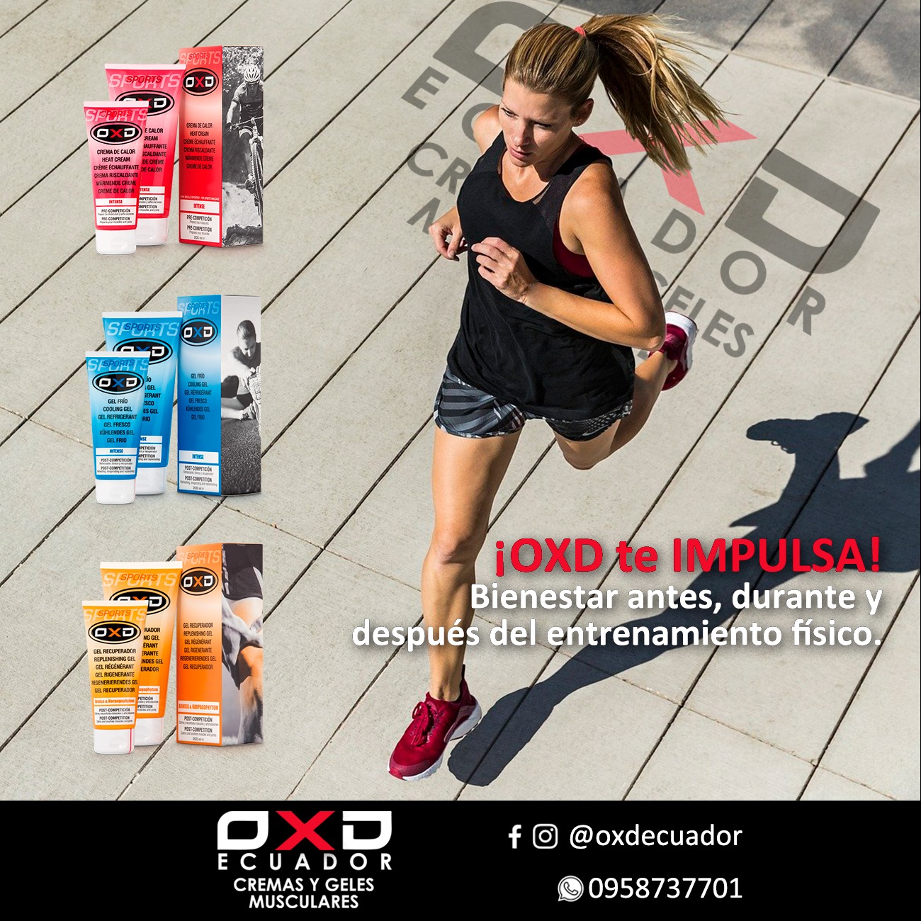 OXD Ecuador - 📌 Nuestras cremas y geles te brindan todos... | Facebook