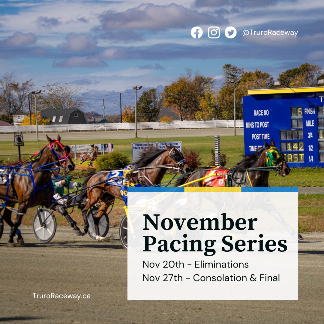 Truro Raceway - Announcing our November Pacing Series!!!... | Facebook