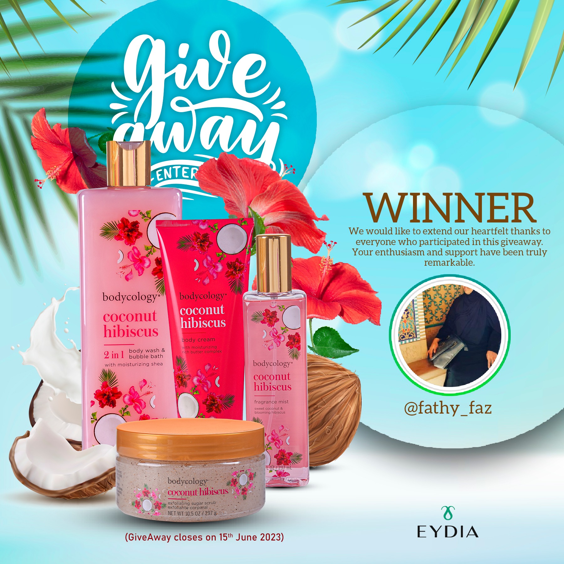 Eydia - congratulations to @fathy_faz for being selected...