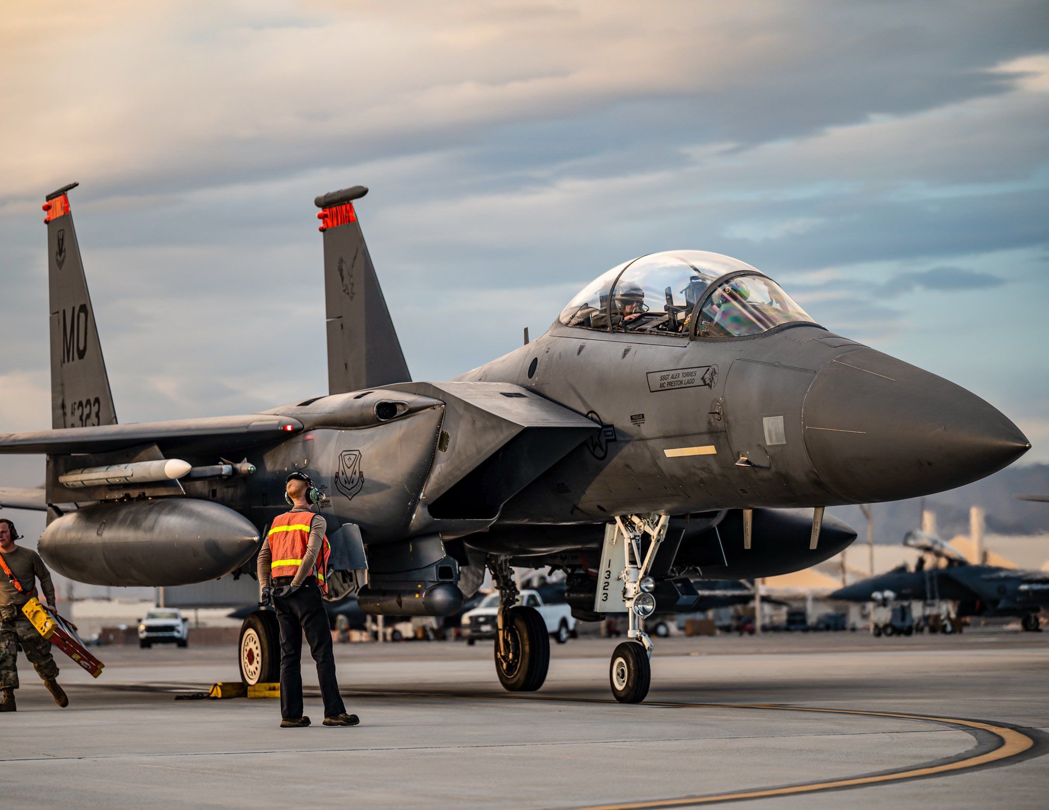 An F-15E Strike Eagle assigned to the 366FW 📸 : US Air Force