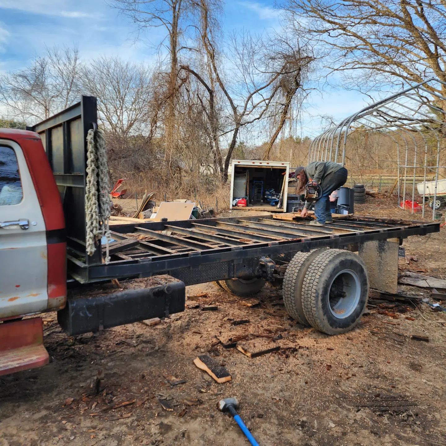 Rusty Van Ranch - Mill extension putting in work today!... | Facebook