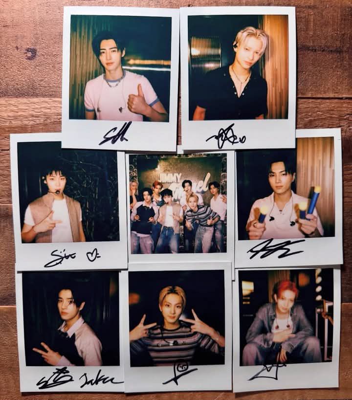 enhypen signed Polaroids 🥺🤍