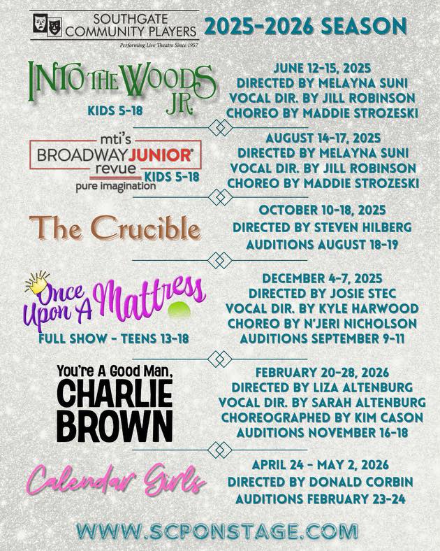 SCP - We are thrilled to announce the audition dates for all upcoming ...