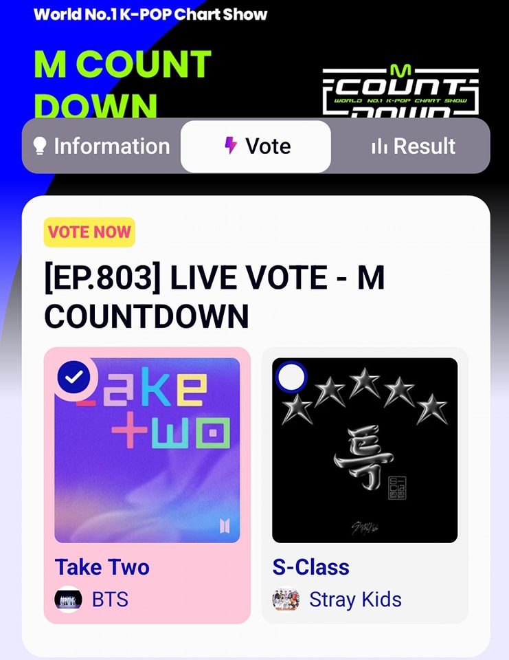 M COUNTDOWN LIVE VOTING Have... - ARMY Cavite Fanbase