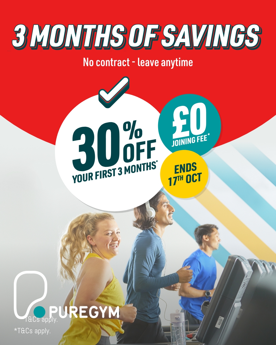 PureGym - Join PureGym today and save with 30% off your first three ...