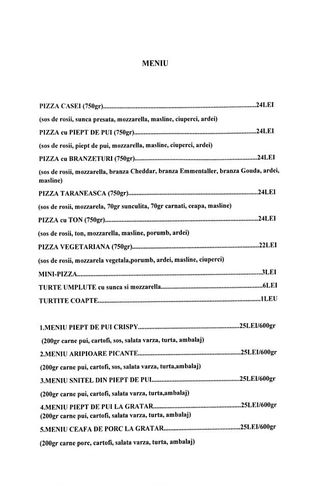 Restaurant Mihaileni - Pizzerie | Mihaileni