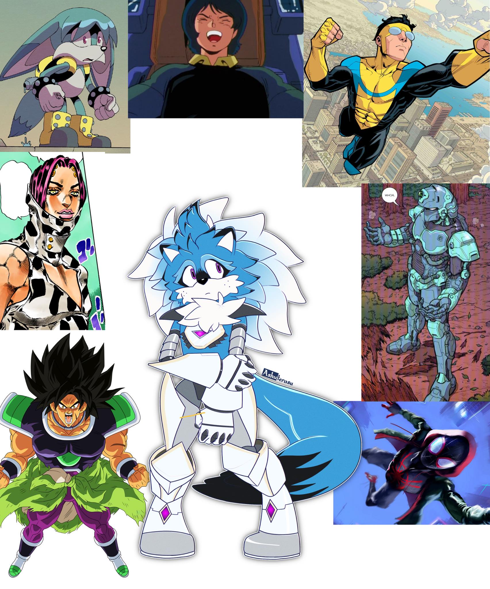 Fictional character inspirations for my OC