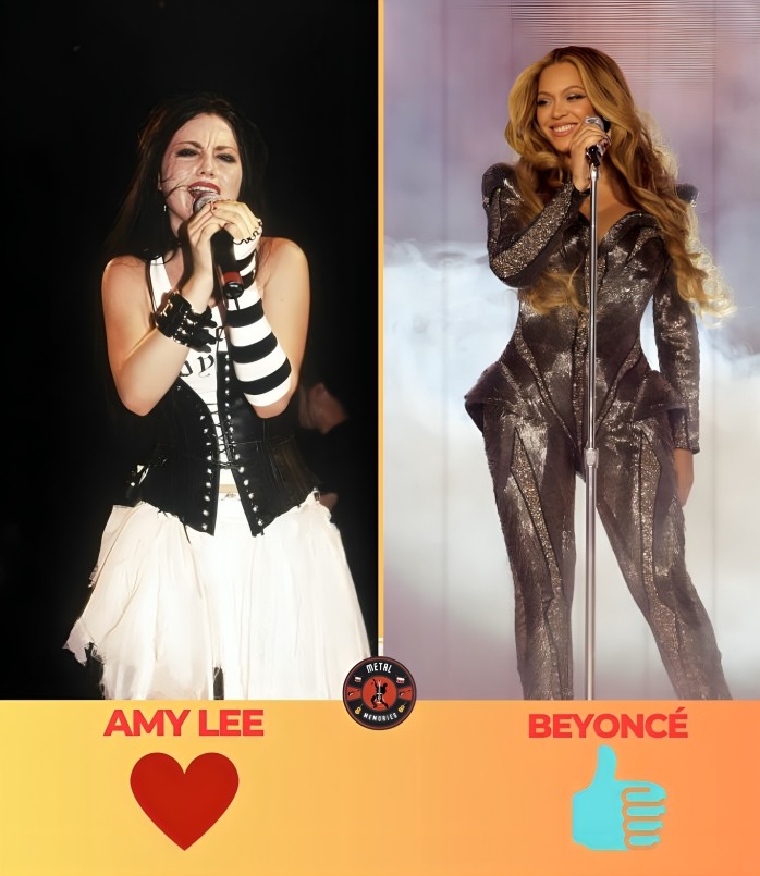 Metal - ️Amy Lee vs 👍Beyoncé **Amy Lee** is the lead vocalist and co ...