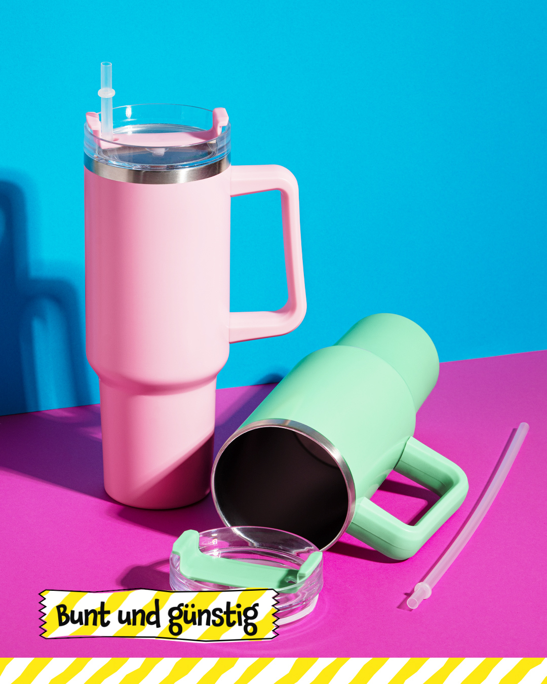 Welche ist eure Lieblingsfarbe? 🌈☕ 🛒 Wir haben die Trinkbecher zum ganz kleinen Preis! #TEDilike