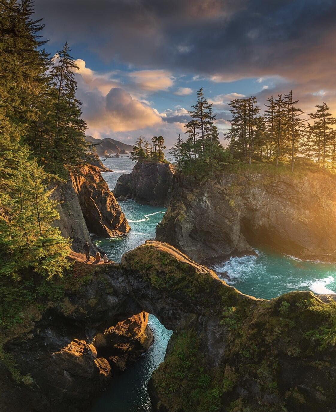 Scenic views of Brookings, OR coast