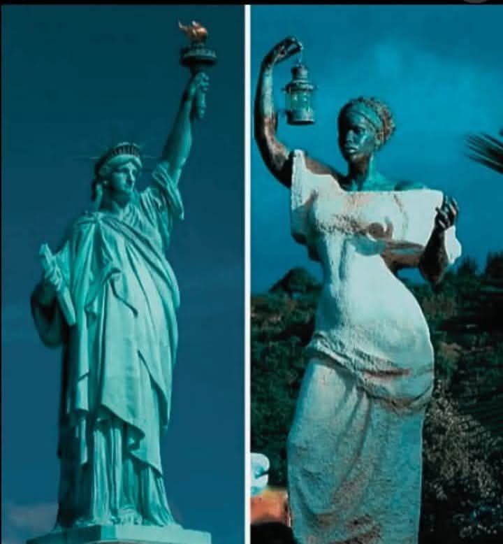 The 0riginal statue of lıberty 🗽 was a Wơman! The Statue of
