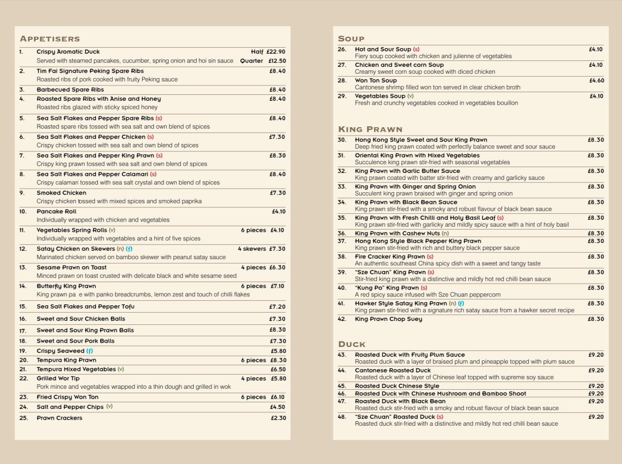 Tim Fai -添輝 Chinese Restaurant | Hassocks