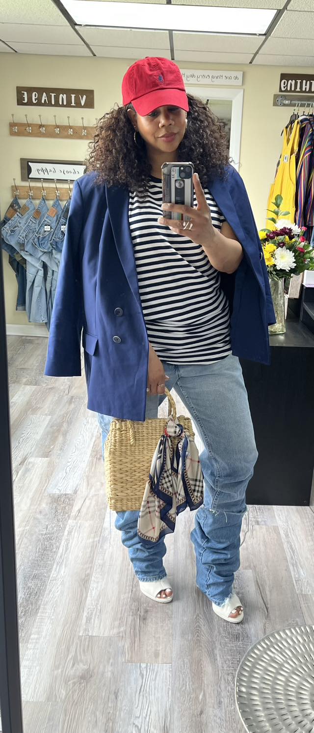 Forever-trending: Stripes. 🖤😍 Finnigans Striped Wrap Top R499