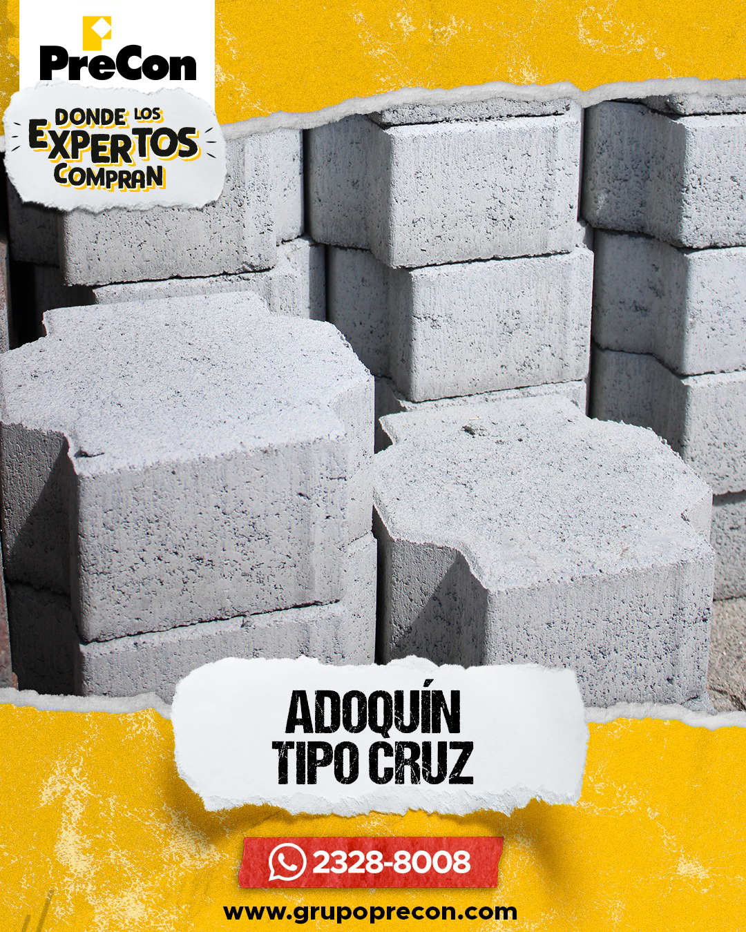 Precon - El adoquín es un elemento de concreto utilizado... | Facebook
