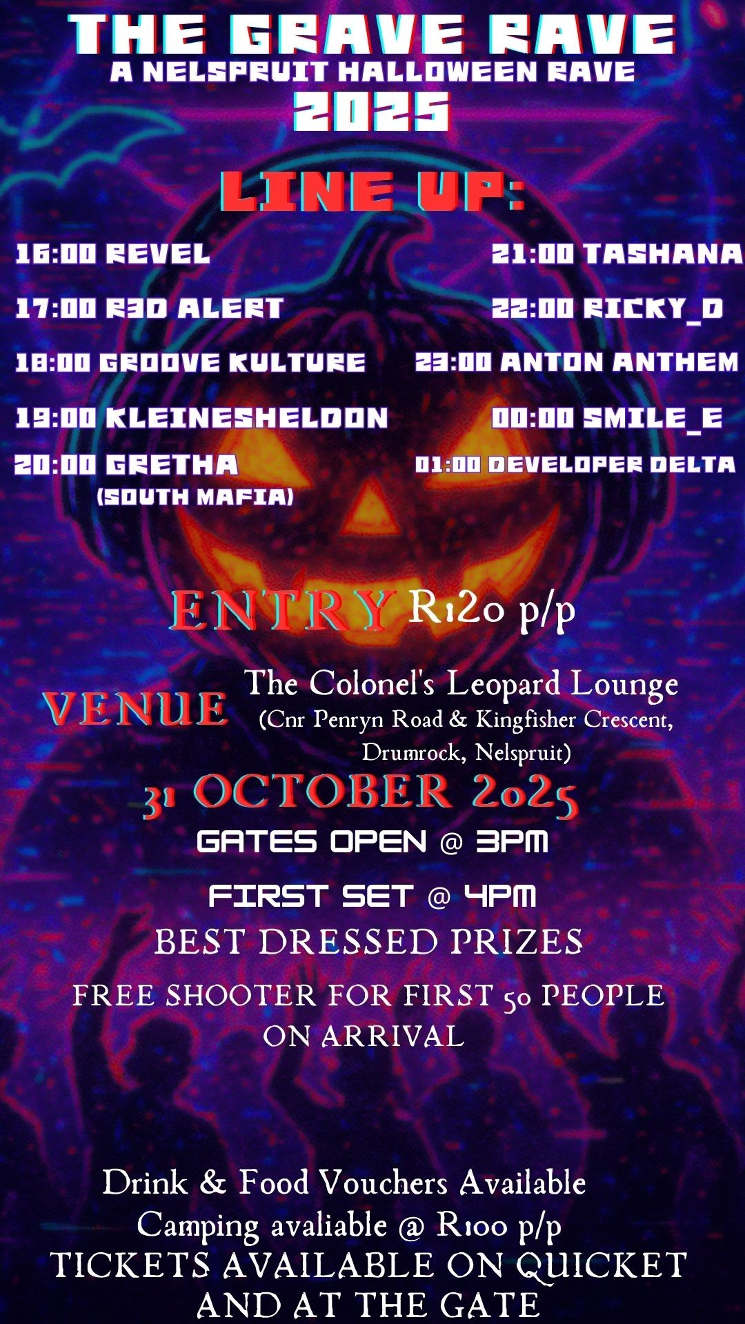 The Grave Rave 2025 (The Nelspruit Halloween Rave)