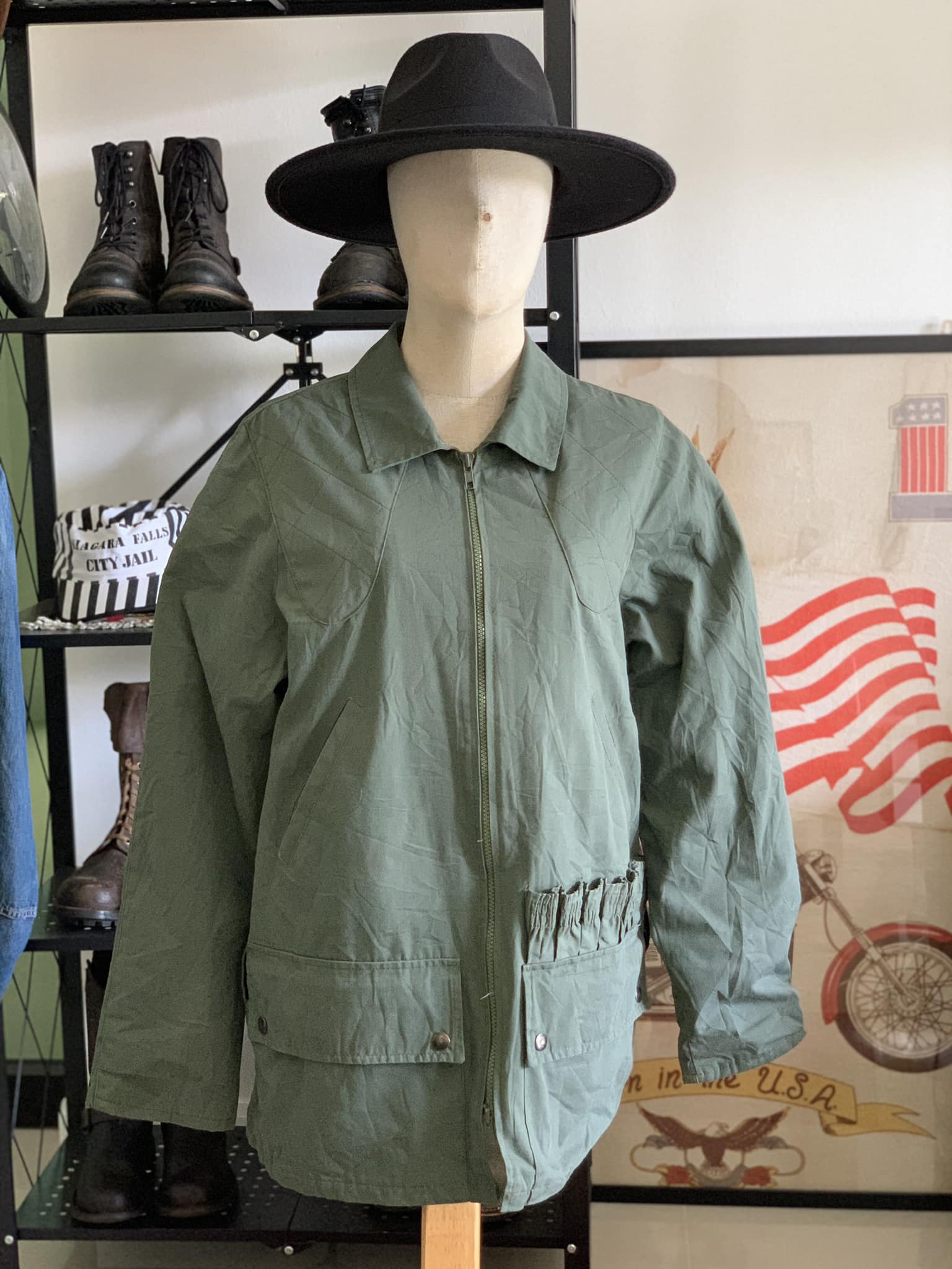 Super 1980's Chevignon Hunting Jacket… Made up of an interesting