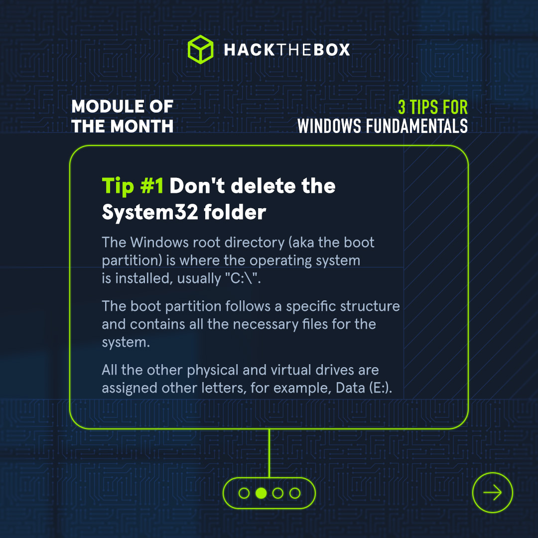Hack The Box - How well do you know #Windows and its... | Facebook