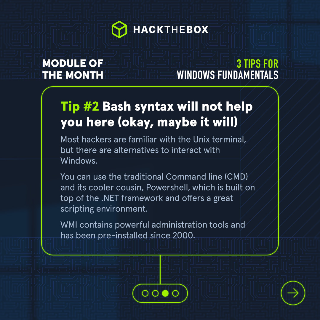 Hack The Box - How well do you know #Windows and its... | Facebook