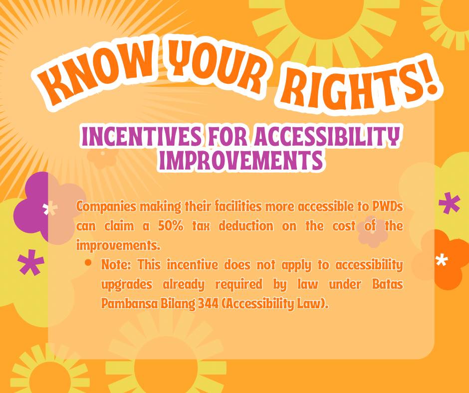 📢 KNOW YOUR RIGHTS! 📢 Persons with Disabilities (PWDs) in the ...