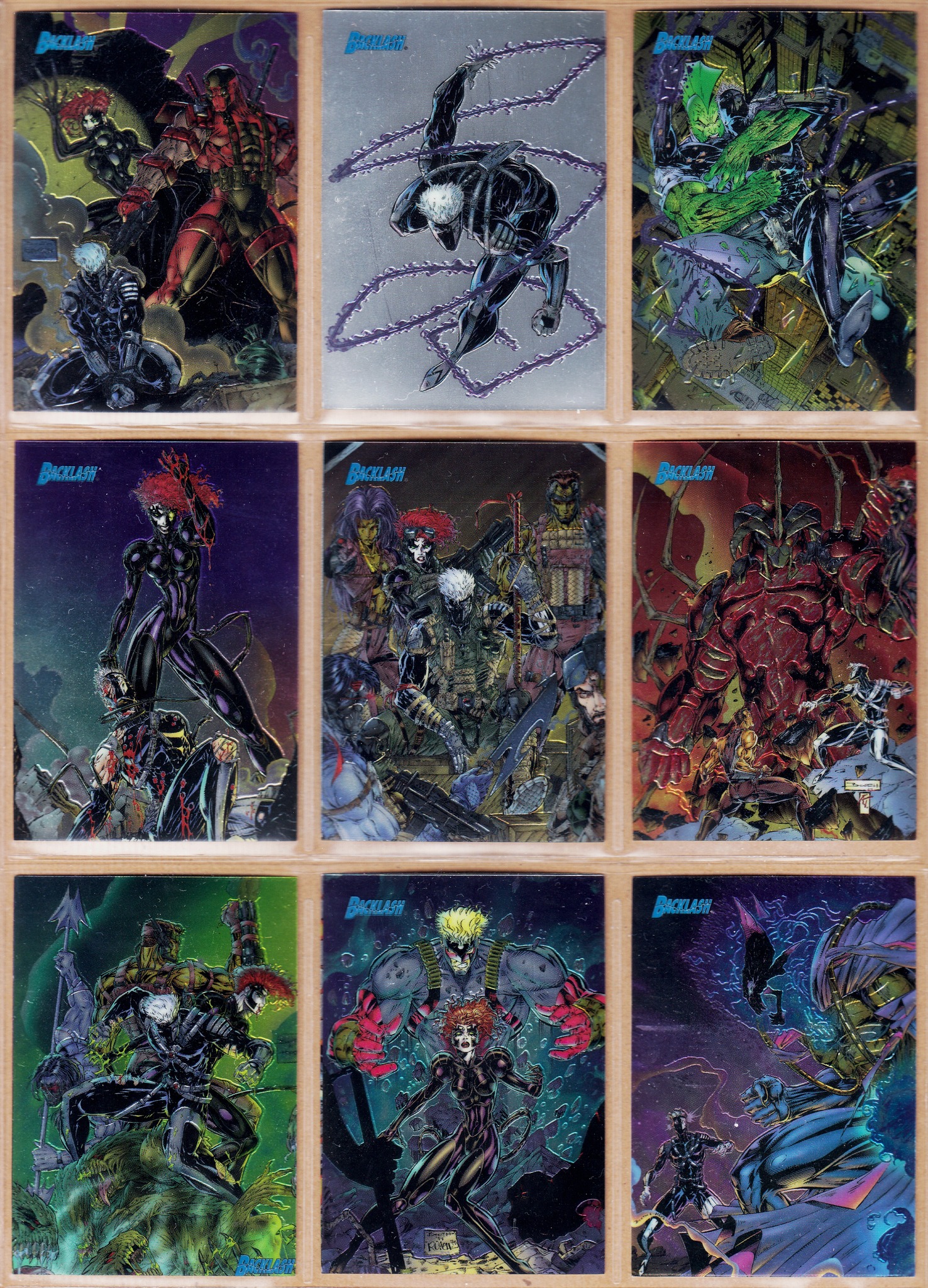 Wildstorm! Swimsuit card #82 Synergy & Diva 1996