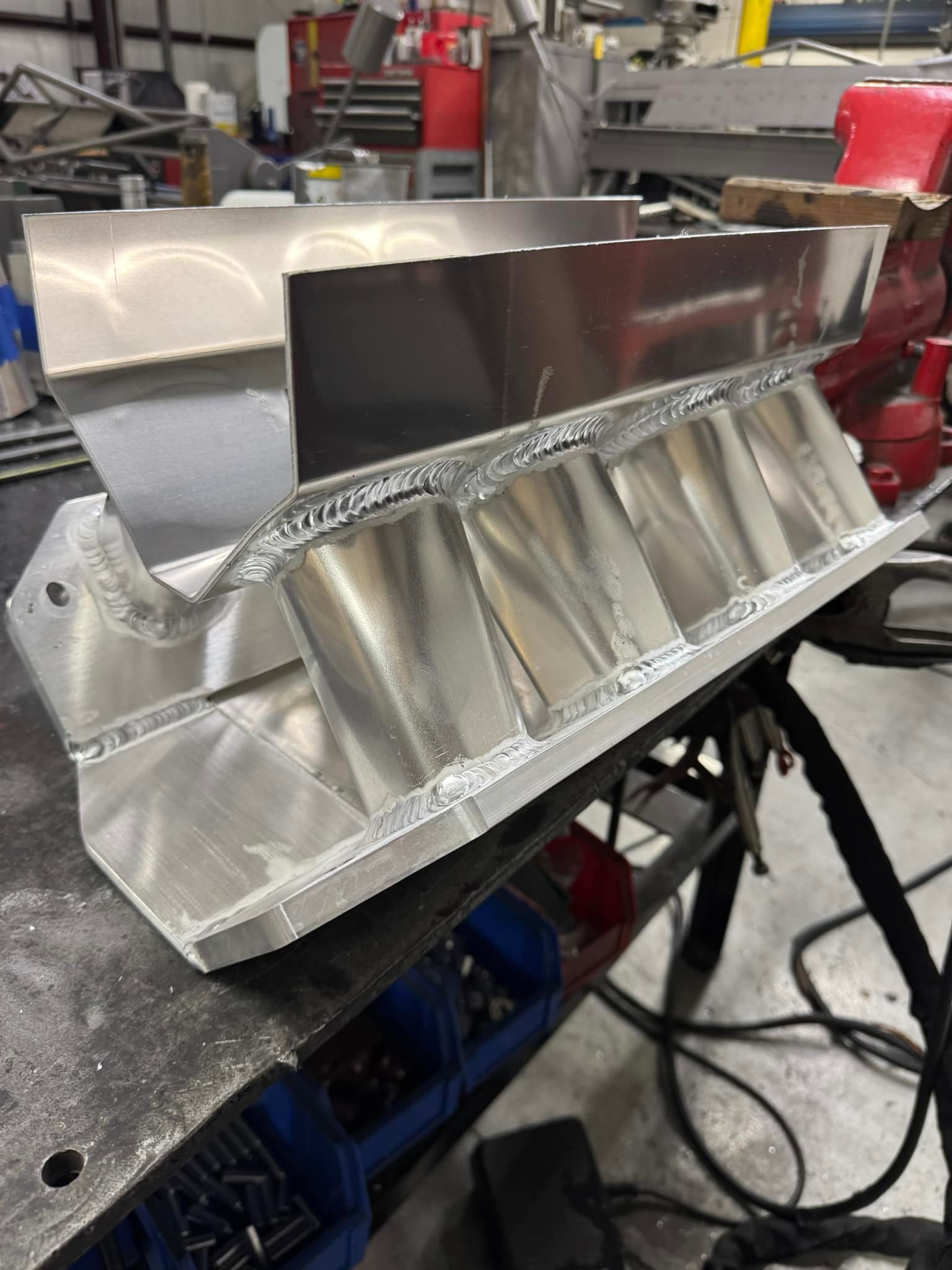 TRE - Pretty cool one we just finished up. 450 ci SBC all aluminum, all ...