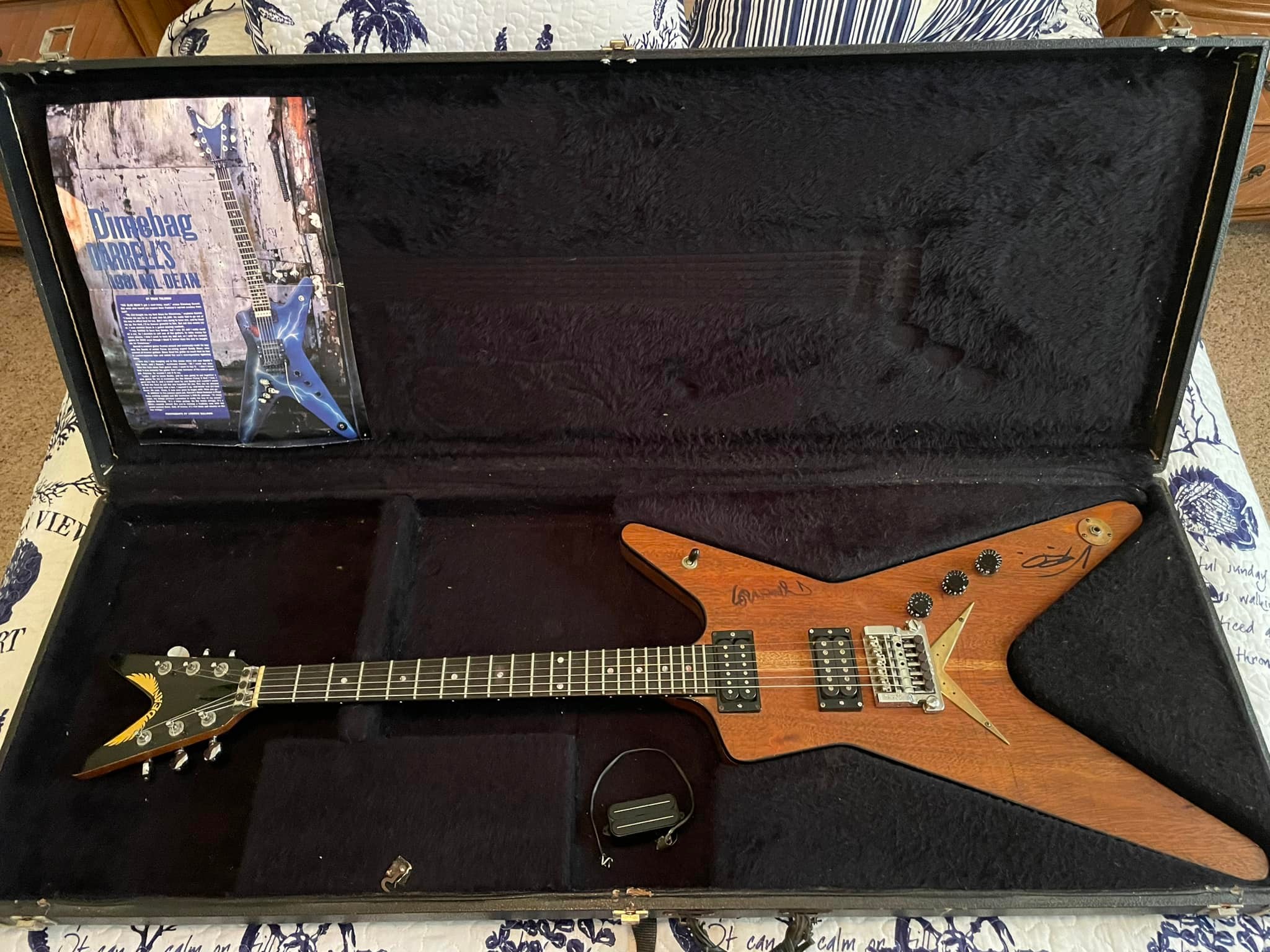 Another hero in the collection. Dimebag Darrell of Pantera's owned