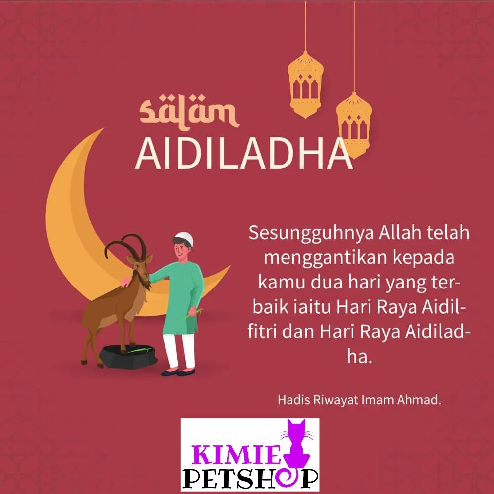 Selamat Hari Raya Aidiladha... - Makanan Kucing Murah