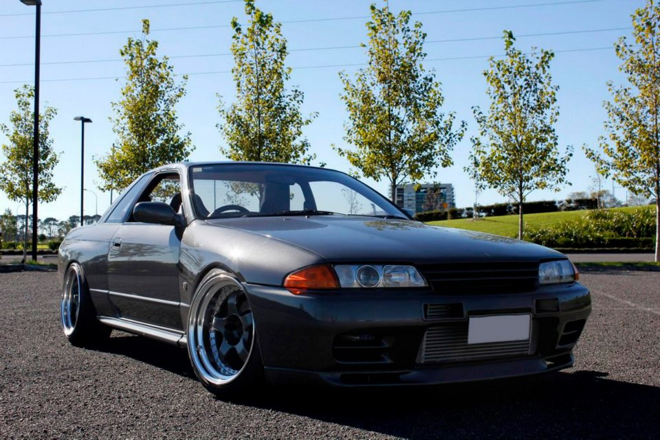 WORK - CAR: Nissan R32 GTR WHEELS: WORK Meister S1 3P SIZES: F&R: 18x10 ...