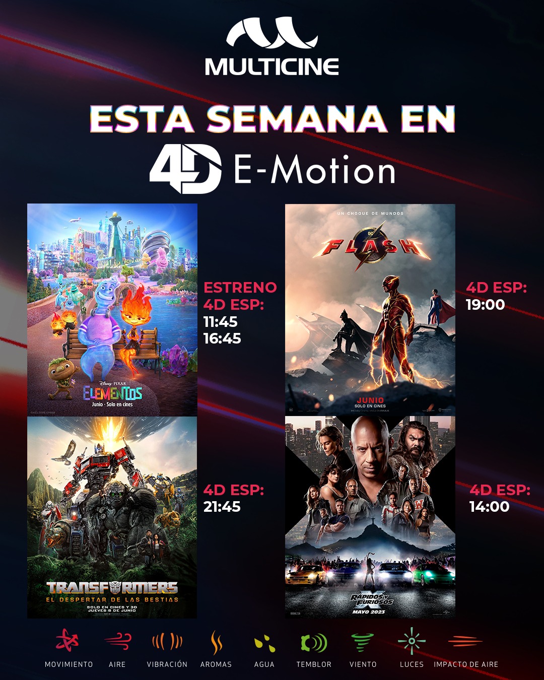 Multicine Bolivia - ¡Estas son las películas que puedes vivir esta ...