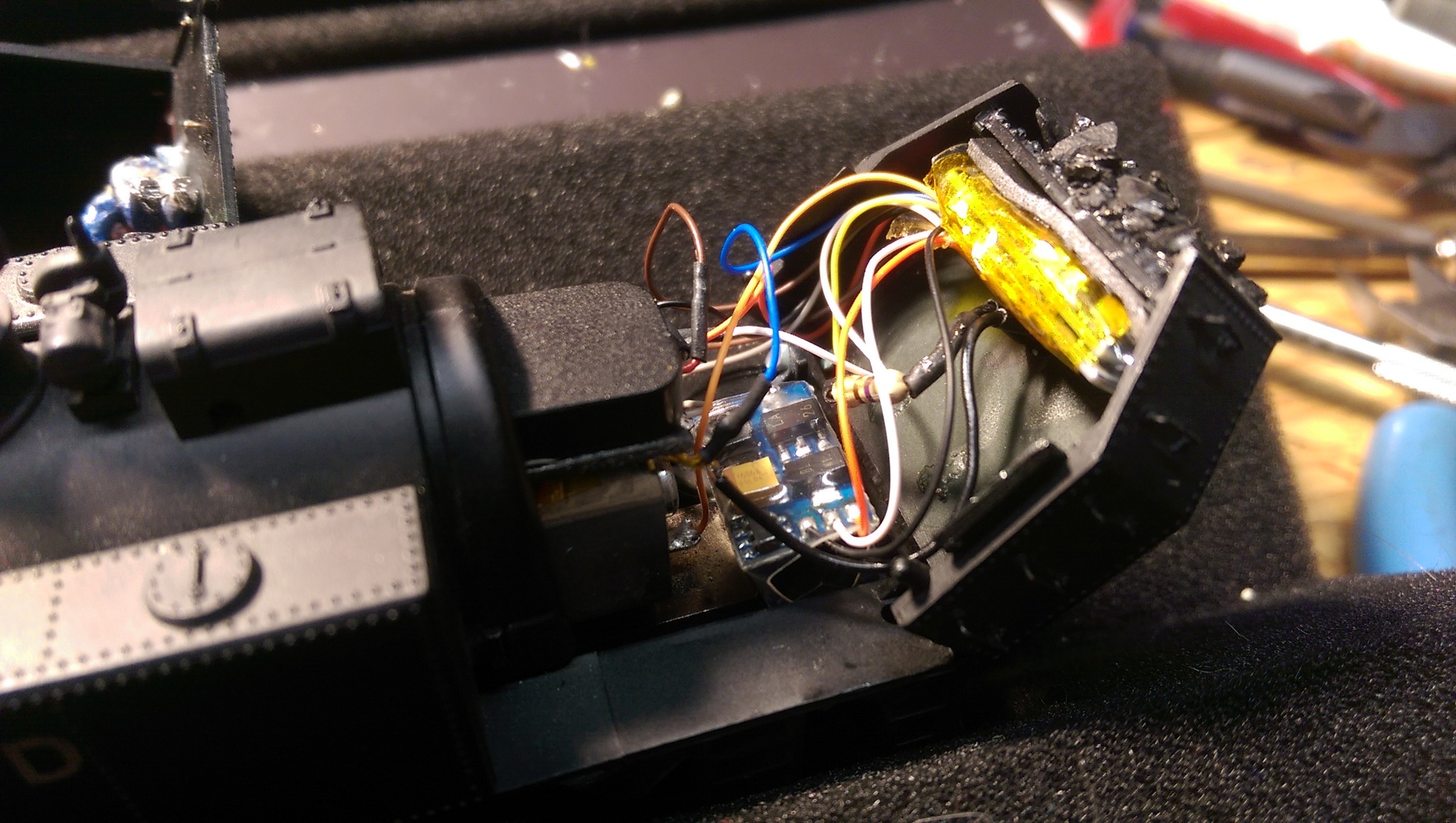 How to wire MTS-Line sound kit decoder in LGB 2080S G gauge model