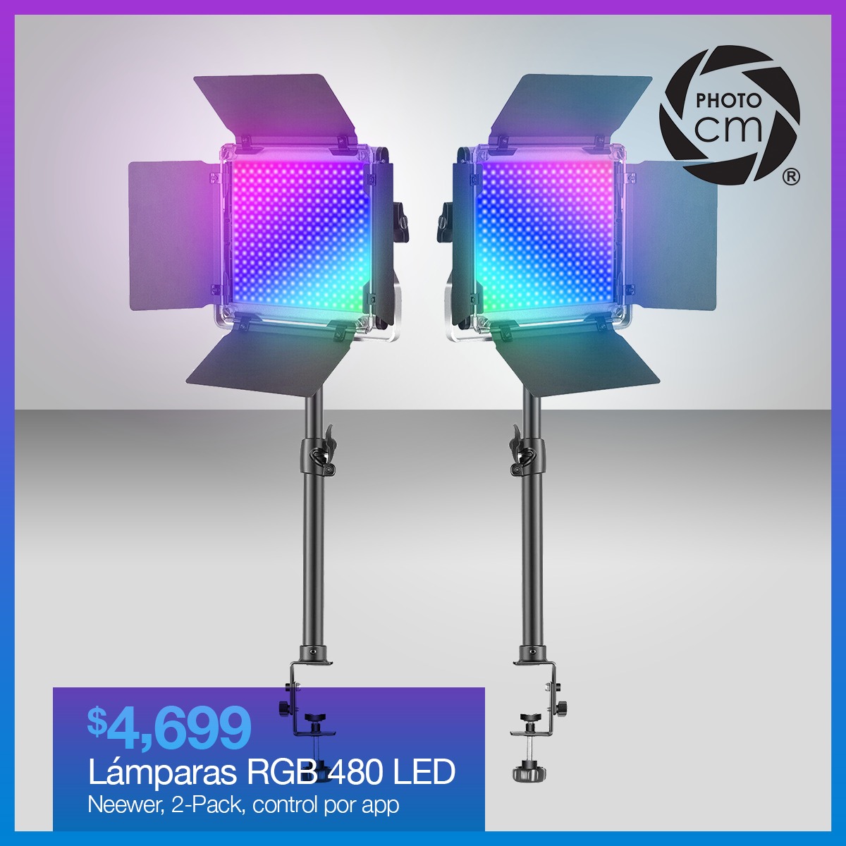 Photo CM - ¿Qué puedes hacer con una lámpara RGB?