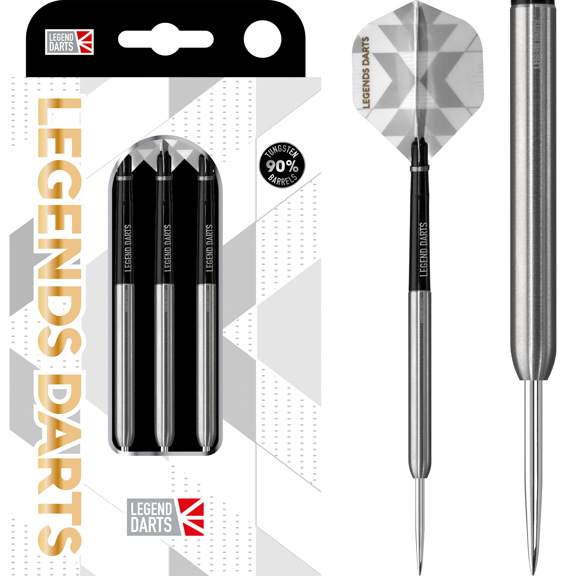 The NEW ERIC BRISTOW range, also available in knurled dart in