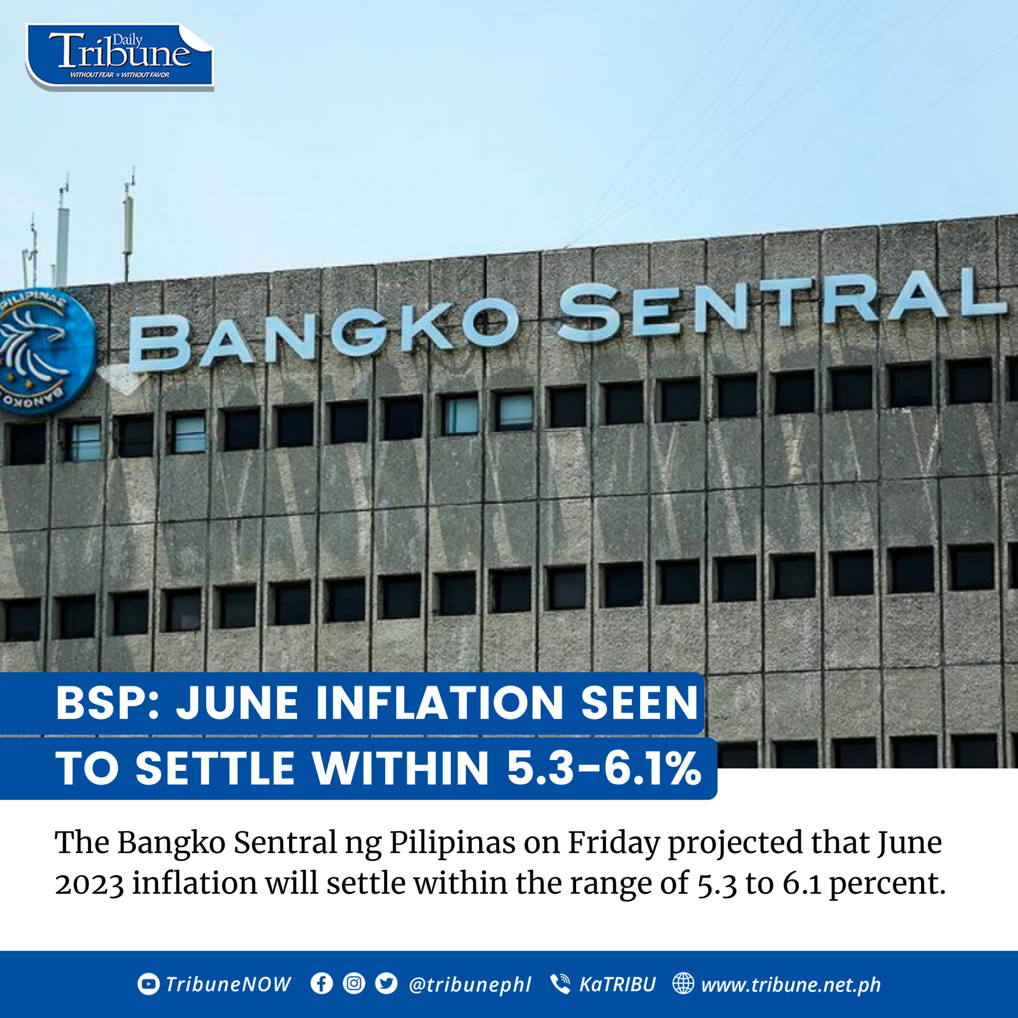 Daily Tribune - In a statement, the BSP said that higher... | Facebook