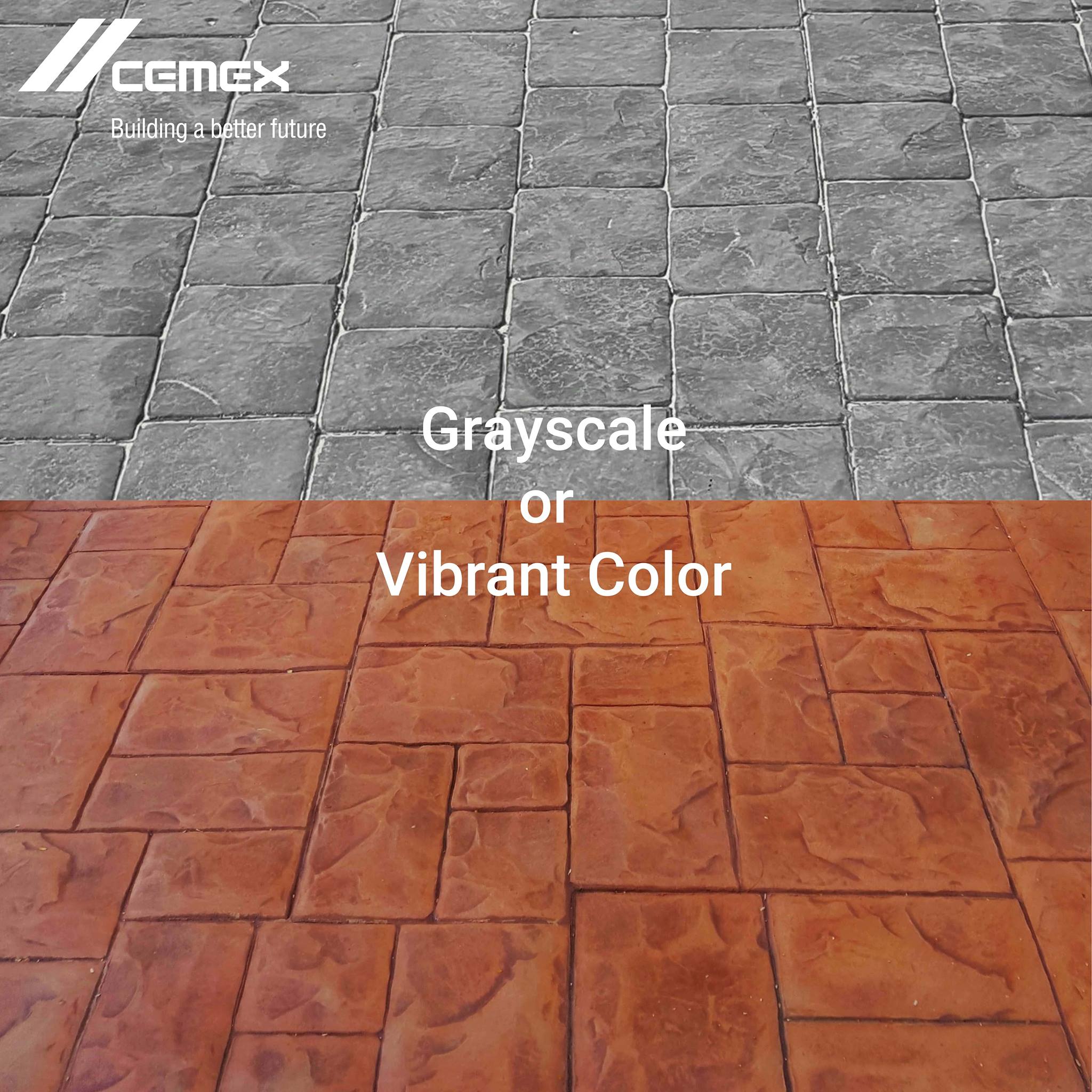 CEMEX UAE - The vibrant colors that stamped concrete... | Facebook