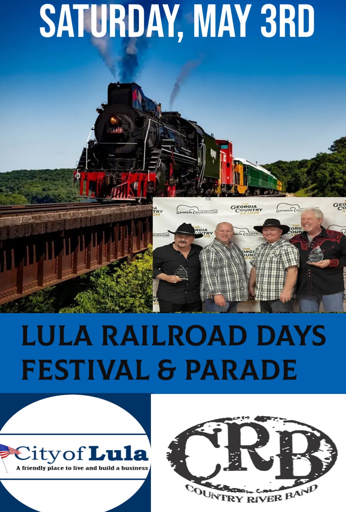 Country River Band @ Lula Railroad Days Festival Parade