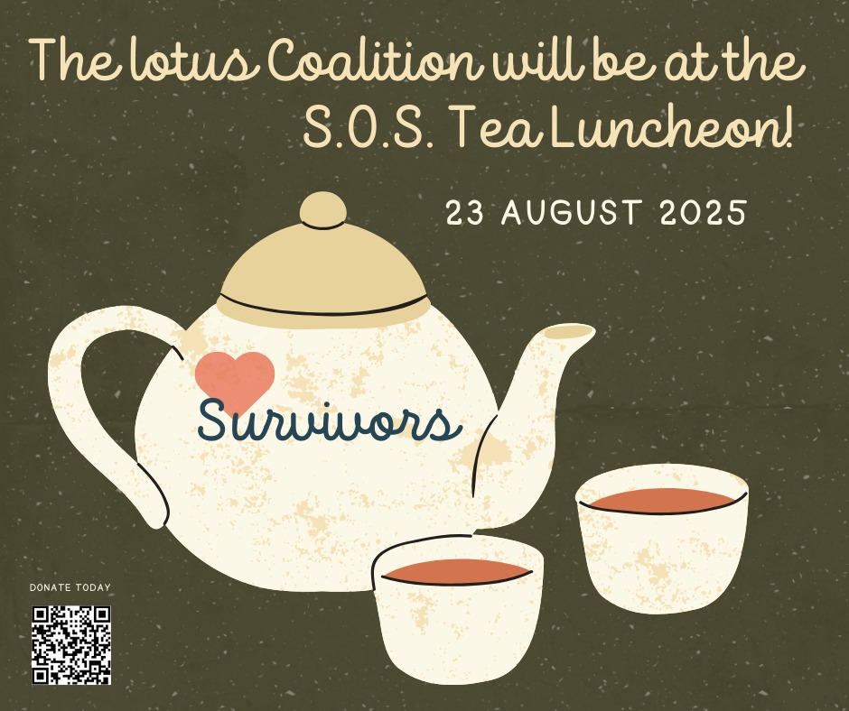 🌸 Tomorrow is the SOS Tea Luncheon!... - The Lotus Coalition | Facebook